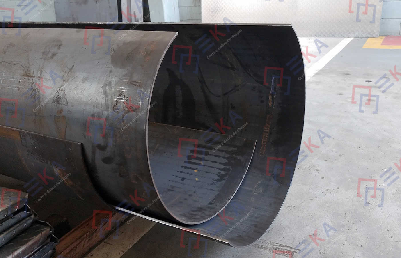 Nossos Trabalhos Em Chapas De A o Beka Corte Dobra De Chapa